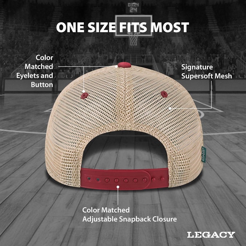 Legacy NCAA Officially Licensed Baseball Hat, Lightweight Cap for Men & Women, (OFA), One Size Fits Most, Snapback Closure - Image 2